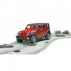 Bruder Jeep Wrangler Unlimited Rubicon - Jucarie Off-Road, Scara 1:16, +3 Ani, Accesorii Compatibile
