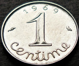 Cumpara ieftin Moneda 1 CENTIME - FRANTA, anul 1969 * cod 3970, Europa