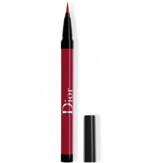 DIOR Diorshow On Stage Liner tuș lichid pentru ochi, tip cariocă impermeabil culoare 771 Matte Burgundy 0,55 ml