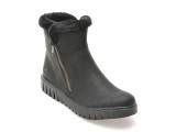 Ghete RIEKER negre, Y3481, din piele ecologica