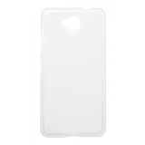 Husa silicon transparenta (cu spate mat) pentru Microsoft Lumia 650