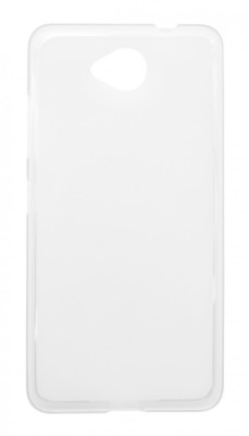 Husa silicon transparenta (cu spate mat) pentru Microsoft Lumia 650 foto