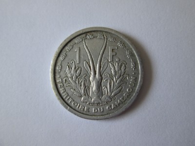 Rara! Camerun 1 Franc 1948 foto