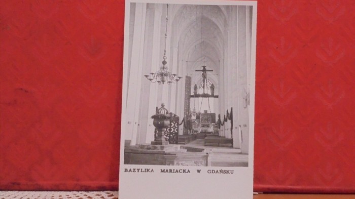 POLONIA - GDANSK - BAZILICA MARIACKA - VEDERE INTERIOARA - NECIRCULATA.