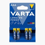 Baterie Alcalina Varta AAA LR03 Set 4 Bucati