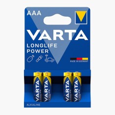 Baterie Alcalina Varta AAA LR03 Set 4 Bucati