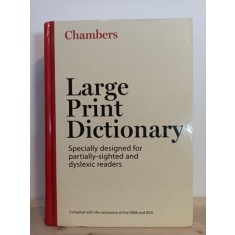 Chambers - Large Print Dictionary