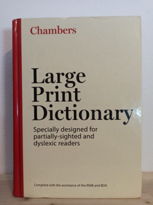 Chambers - Large Print Dictionary foto