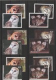 Niuafo&#039;ou 2012-Fauna,Bufnite,serie 12 valori,complecta,dant,,MNH,Mi.475-486, Nestampilat