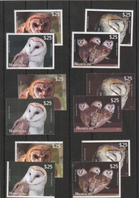 Niuafo&amp;#039;ou 2012-Fauna,Bufnite,serie 12 valori,complecta,dant,,MNH,Mi.475-486 foto