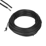 Cablu electric siliconic negru 16 AWG, 30 m, cupru cositorit flexibil