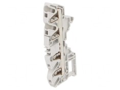Conector &Icirc;mbinare Șine 0,5-4mm2 4 Borne Gri 6mm