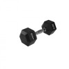 Gantera hexagonala cauciucata 12.5 kg Sportmann antrenament forta fitness