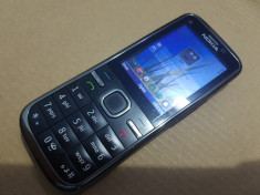 TELEFON NOKIA C5-00 BLACK 5 MPX IN STARE FOARTE BUNA SI DECODAT+INCARCATOR foto