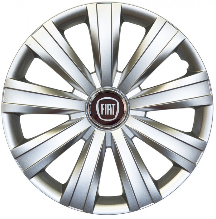 Set 4 Capace Roti Kerime R15, Potrivite Jantelor de 15 inch, Pentru Fiat, Model 328