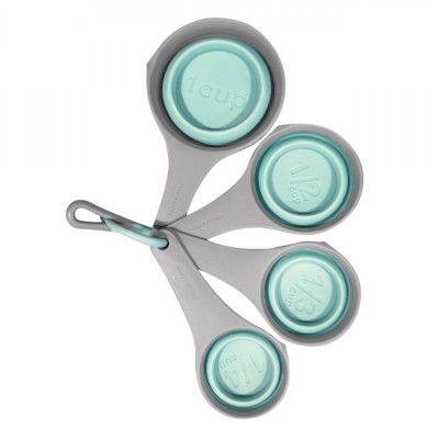 Set Recipiente De Măsurare, Plastic, Capacitate 237ml, 118ml, 79ml, 59ml, 4 Buc, Pliabile, Multicolor foto