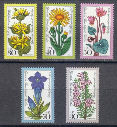 Berlin 1975 - Flori de munte, Craciun, serie neuzata