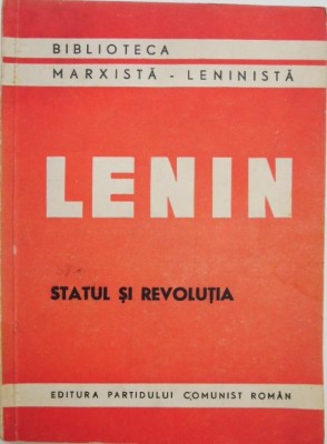 Statul si revolutia - V. I. Lenin foto