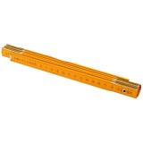 Metru pliabil din lemn 1 m galben Topex pentru masuratori precise