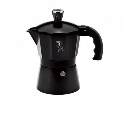 Expresor cafea pentru aragaz 3 cesti Carbon Pro Berlinger Haus BH 7214 foto