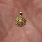PANDANTIV AUR 18K + 1 Diamant = 0.05ct - Model Floare - Vintage !