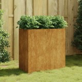 Cumpara ieftin Jardinieră, 40x80x80 cm, oțel corten