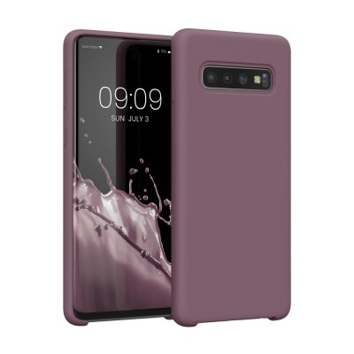 Husa pentru Samsung Galaxy S10, Silicon, Mov, 47732.181 foto