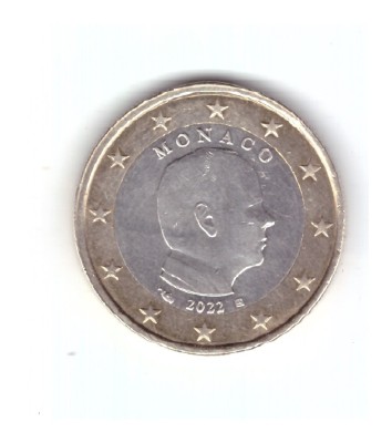 Moneda 1 euro Monaco 2022, stare foarte buna, curata foto