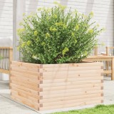 vidaXL Jardinieră de grădină, 80x80x45,5 cm, lemn masiv de pin