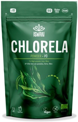 Chlorella BIO sub forma de pulbere Iswari foto