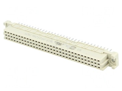 Soclu DIN 41612 tip C mamă 96 PIN THT drept termoplast foto