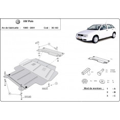 Scut motor metalic VW Polo 6N 1994-1999