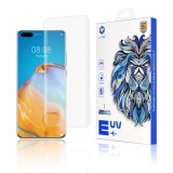 Folie Sticla Huawei P40 Pro Lito UV Glue 9H Cu Lampa Si Adeziv Lichid - Clear