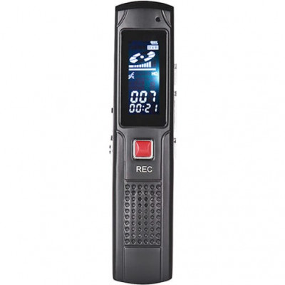 Microfon Reportofon digital iUni MEP02, 8GB, Inregistrare Audio, MP3 Player foto
