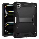 Husa pentru Apple iPad Pro 13 (2024), Techsuit, Rugged TabShell, Neagra