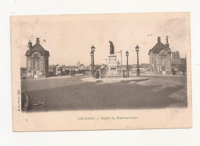 FV1 -Carte Postala - FRANTA - Orleans, Entree du pont-sur-Loire , necirculata foto