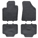Covorase auto Carmax, pentru Volkswagen, cauciuc, 62 x 50 / 38 x 48 cm, negru, set 4 bucati