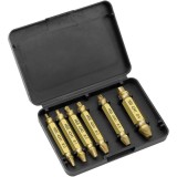 Cumpara ieftin Set 6 burghie extractoare pentru suruburi rupte, 6 dimensiuni, cu cutie de depozitare, utilizare universala
