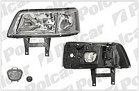 Far VW T5 Transporter 04.2003-10.2009 TYC partea Dreapta, tip bec H4, cu prinderi panou frontal foto