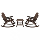 vidaXL Set mobilier de grădină, 3 piese, lemn masiv de molid 3185528