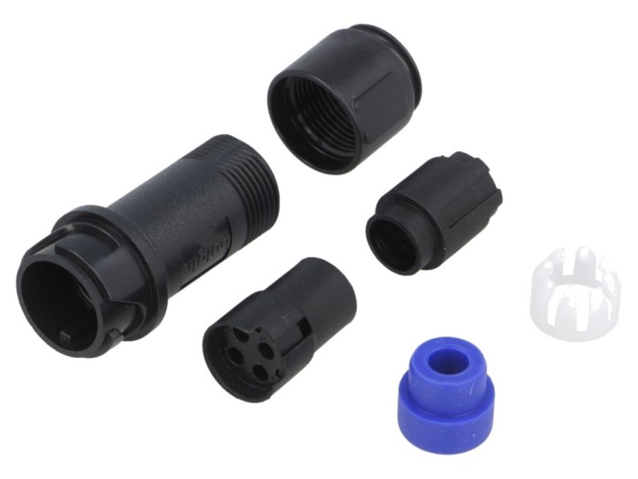 Conector circular mamă 4 pini IP68