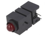 LED Carcasă Roșie 5mm 20mA 60&deg; 4-10mcd