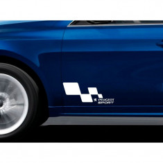 Stickere portiere Sport Flag - Peugeot foto