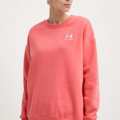 Under Armour bluza femei, culoarea roz, cu imprimeu