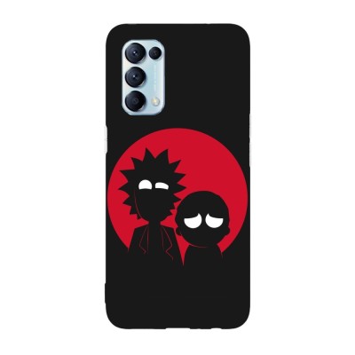 Husa compatibila cu Oppo A54 5G model Scared Morty, Silicon, TPU, Viceversa foto