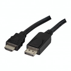 Cablu video Logilink DisplayPort la HDMI 1m Negru foto