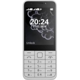 Telefon mobil Nokia 230 (2024), Ecran TFT LCD 2.8, Dual SIM, 2G (Alb)