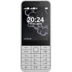 Telefon mobil Nokia 230 (2024), Ecran TFT LCD 2.8, Dual SIM, 2G (Alb)