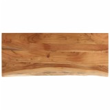 Cumpara ieftin Blat masa 110x40x3,8 cm dreptunghiular lemn acacia margine vie
