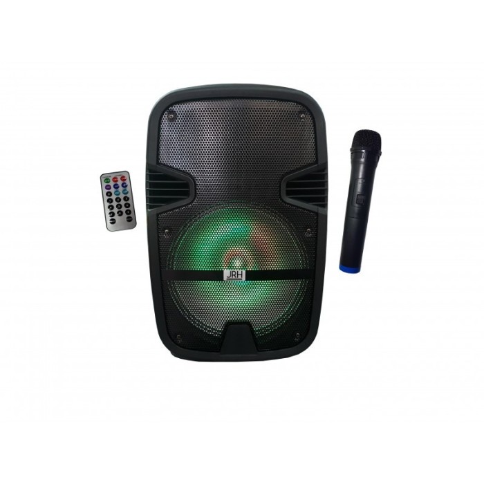 Boxa cu Statie Activa tip Troller , Difuzor 10 &#039;; , 1 Microfon Wireless , Telecomanda , Cititor Stick , SD ,